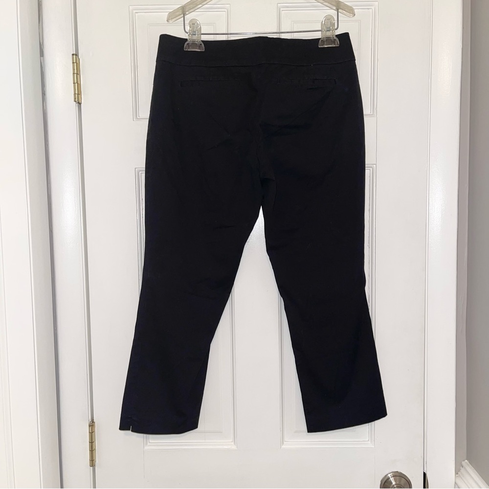 7th Avenue NYCo black capri straight leg pants, size 6 - Picture 2 of 16